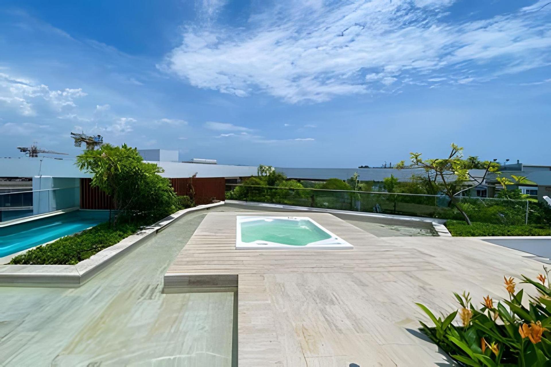 2 Dormitorios Jacuzzi Y Vista Mar. Frente A Playa Cartagena  Exterior foto